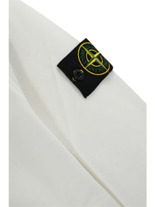 Felpa 6100042 in cotone White STONE ISLAND | 6100042S0051V0001